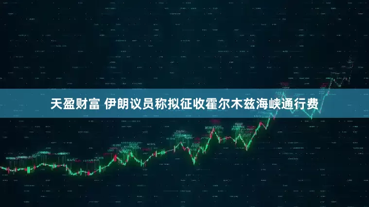 天盈财富 伊朗议员称拟征收霍尔木兹海峡通行费